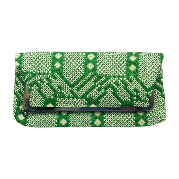Vintage Clutch 70s Silk - Picture 1 of 7